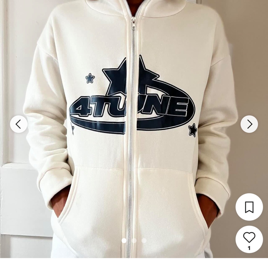 4tune Fullzip Graphic Hoodie Men’s Medium (Gently Worn)